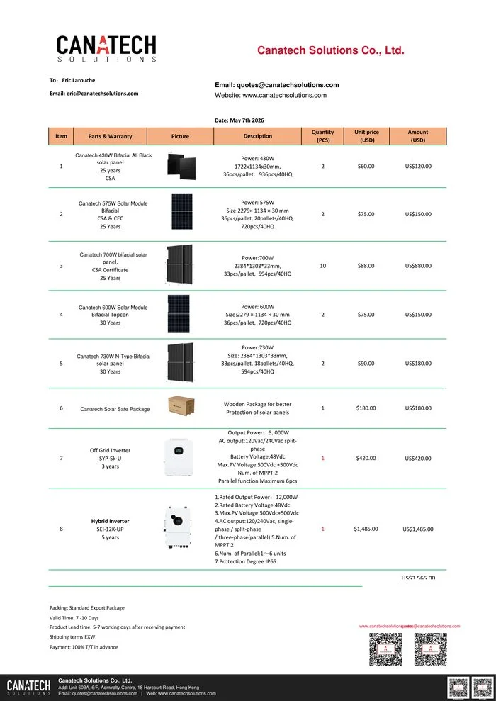 Quotation & Pricing 2026